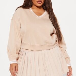 Preppy Plested Mini Skirt Set